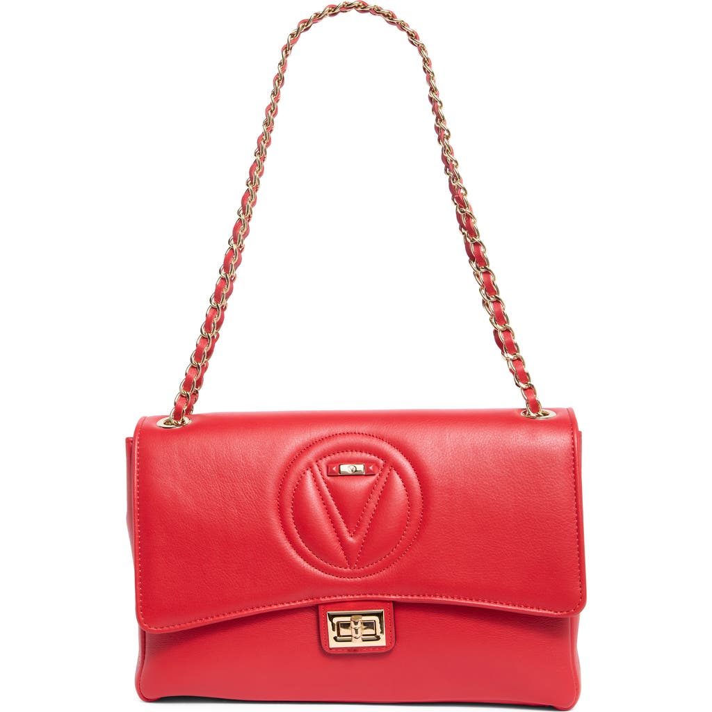 Valentino By Mario Valentino Posh Signature Shoulder Bag In Red