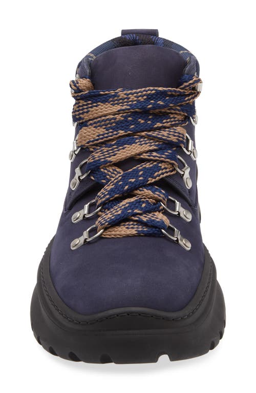 Burberry Nubuck Scoot Hike Boots In River