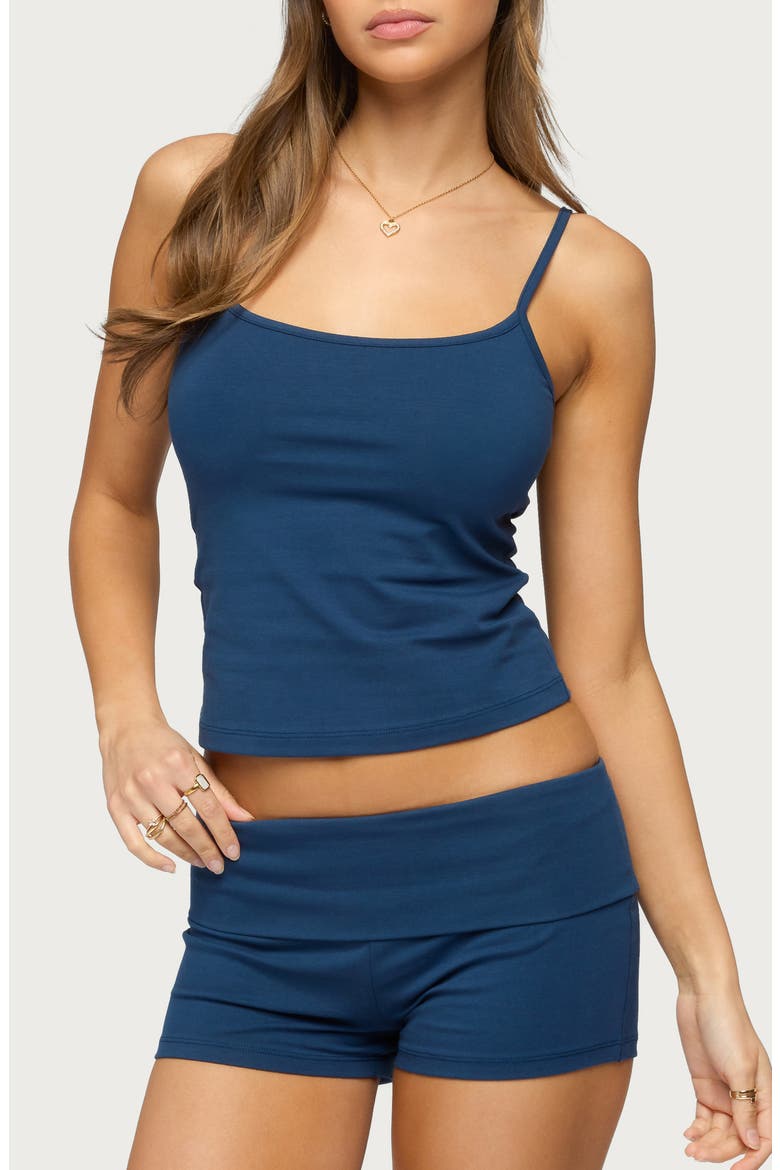 Palo Crop Camisole, Main, color, NAVY