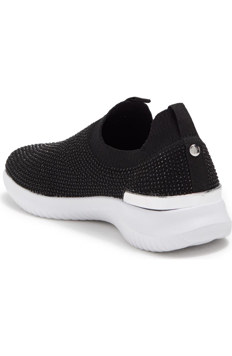 Anne Klein Mylee Slip-On Sneaker, Alternate, color, Black Rhinestone
