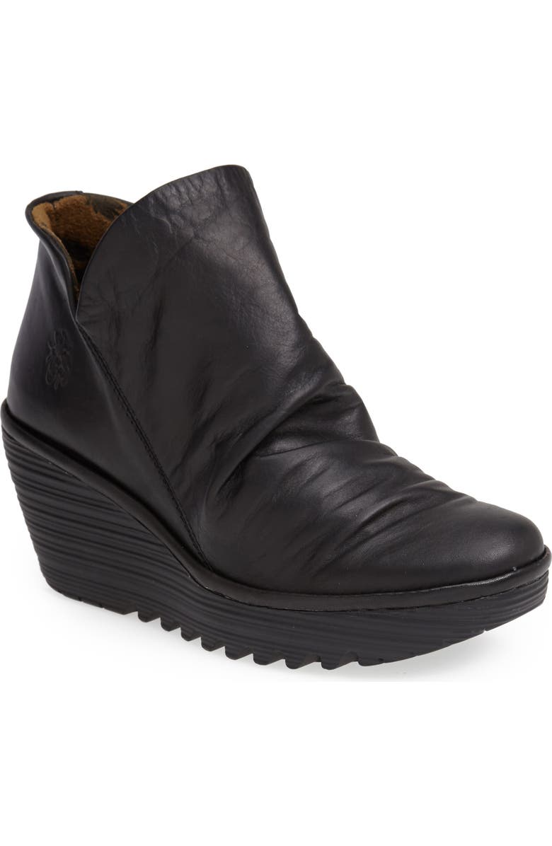 Fly London Yip Wedge Bootie, Main, color,