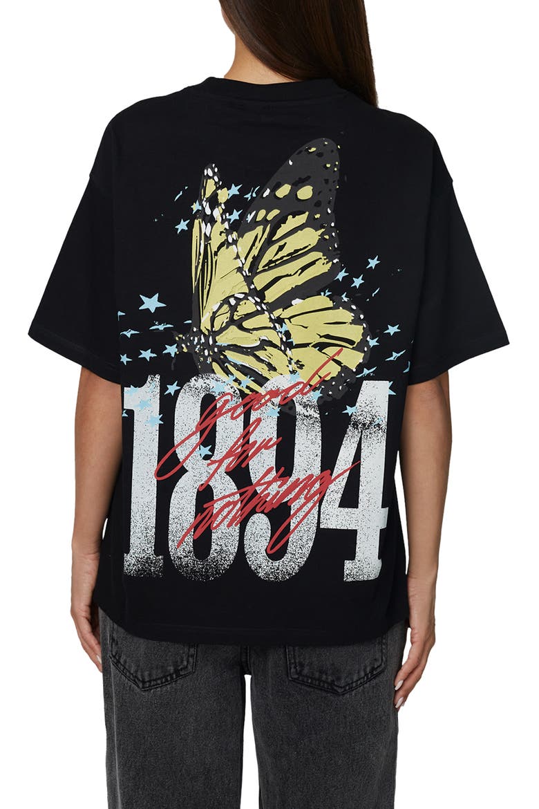 Oversized Soaring T-Shirt, Alternate, color, Black
