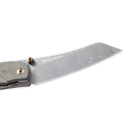 Messermeister Ojai Damasteel Folder 3.75 Inches In Gray