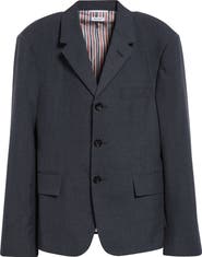 Thom Browne High Break Classic Fit Wool Blend Sport Coat