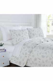 Southshore Fine Linens Sweet Florals Oversized Quilt Set