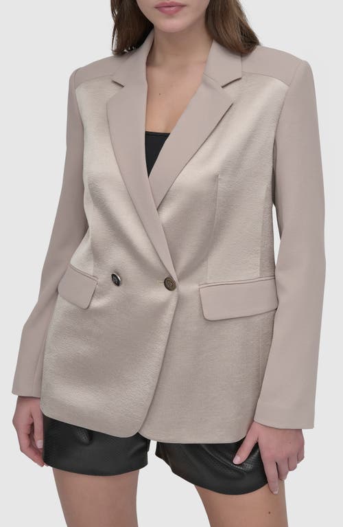 Dkny Open Back Blazer In Pebble