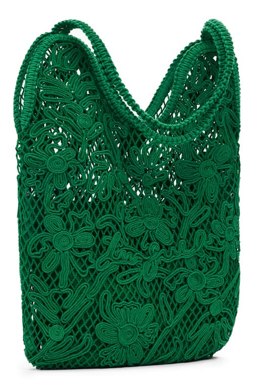 Desigual Medium Crochet & Soutache Shoulder Bag
