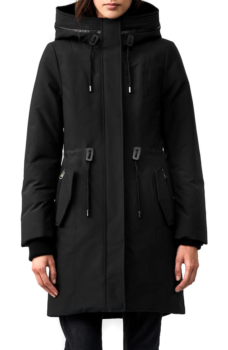 Mackage Beckah Powder Touch Waterproof Down Coat, Alternate, color, 