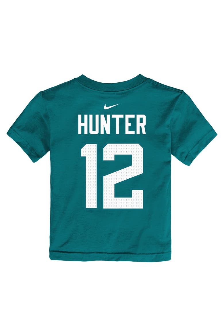 Toddler Nike Travis Hunter Teal Jacksonville Jaguars Player Name & Number T-Shirt, Alternate, color, Teal