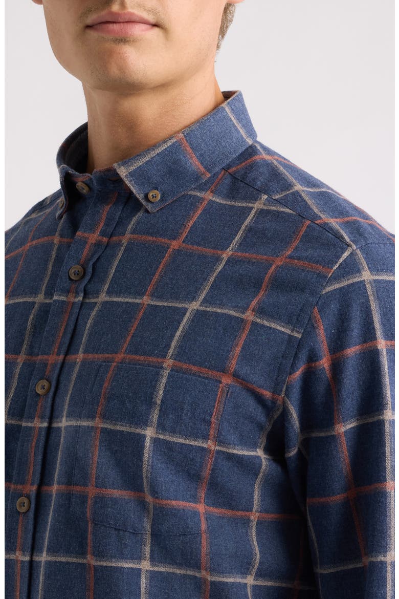 Neal Heather Windowpane Shirt, Alternate, color, BLUE MULTI TWO TONE WINDOWPANE