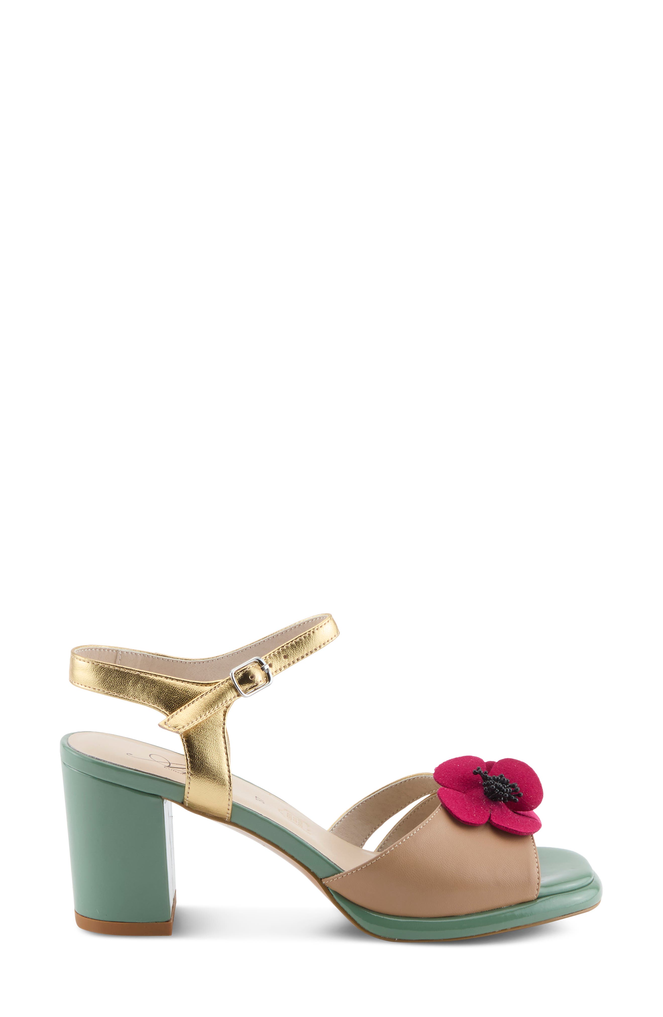 Katriel Sandal, Alternate, color, GOLD MULTI