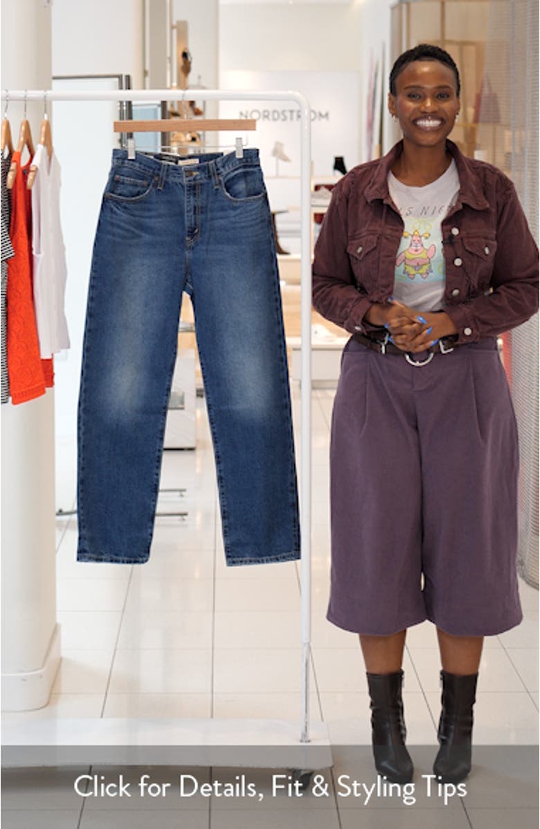 Easy High Waist Dad Jeans, sales video thumbnail