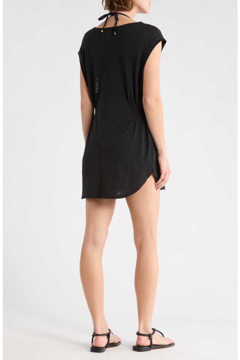 Swami Cover-Up Shirt, Alternate, color, BLACK