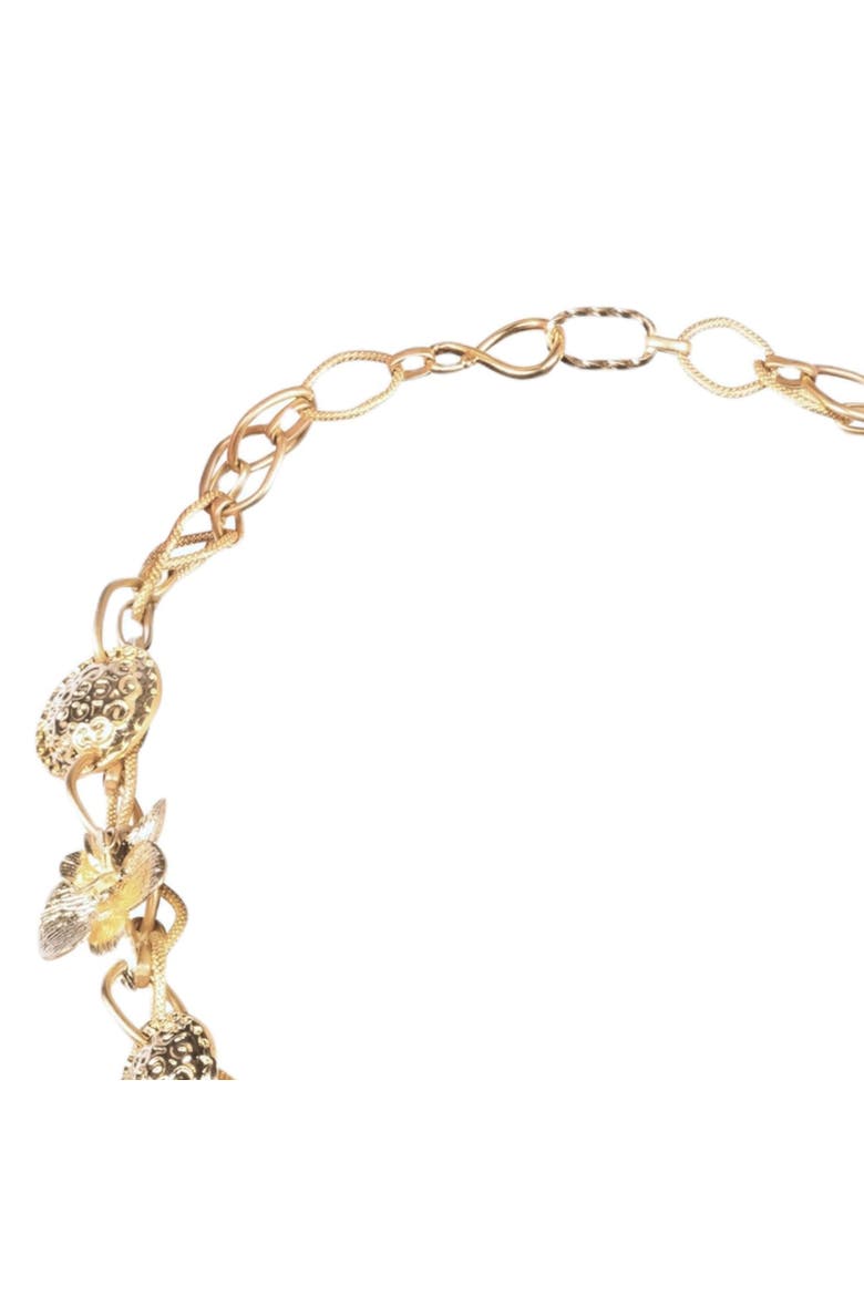 Sundara Rose Quartz Pendant Necklace, Alternate, color, Gold