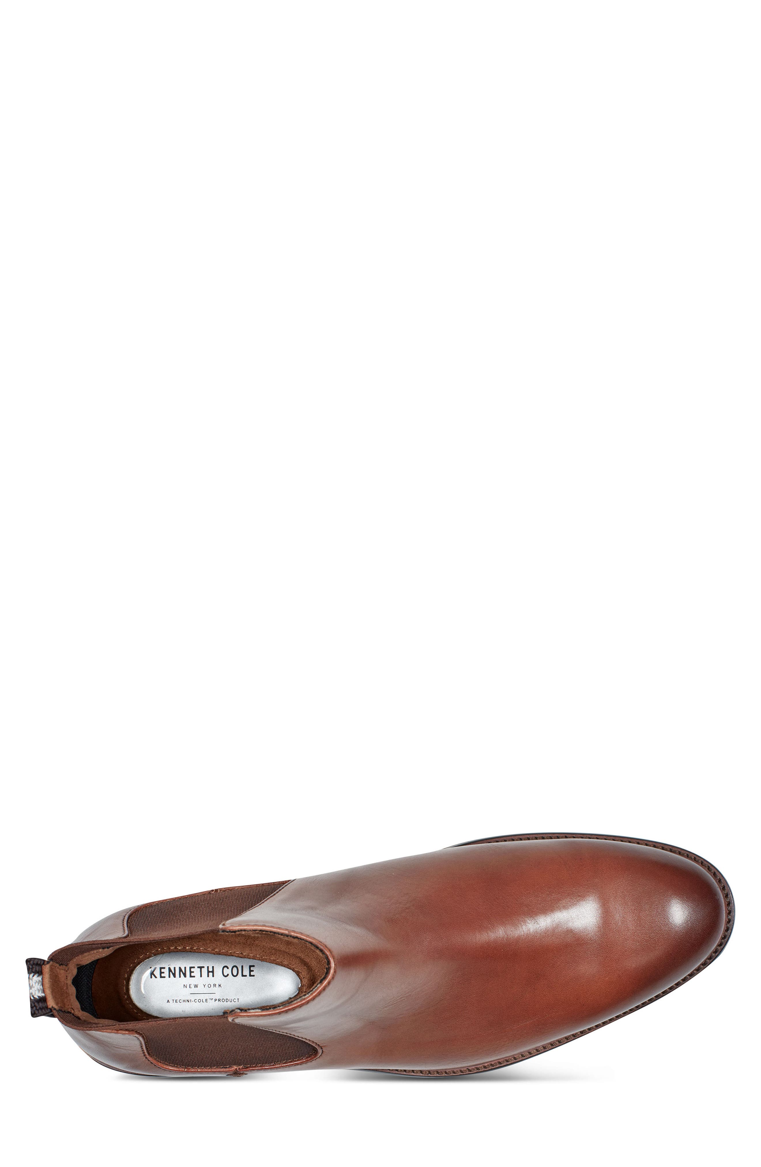 Kenneth Cole New York Tully Chelsea Boot, Alternate, color, Cognac/ Mocha/ Silver