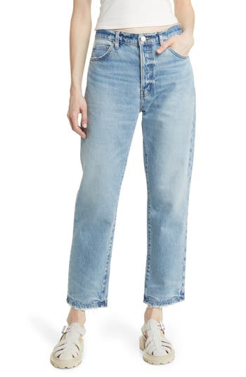Frame Le Mec Straight Jeans In Rhode Grind