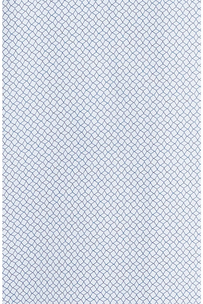 Slim Fit Geo Print Button-Up Shirt, Alternate, color, WHITE