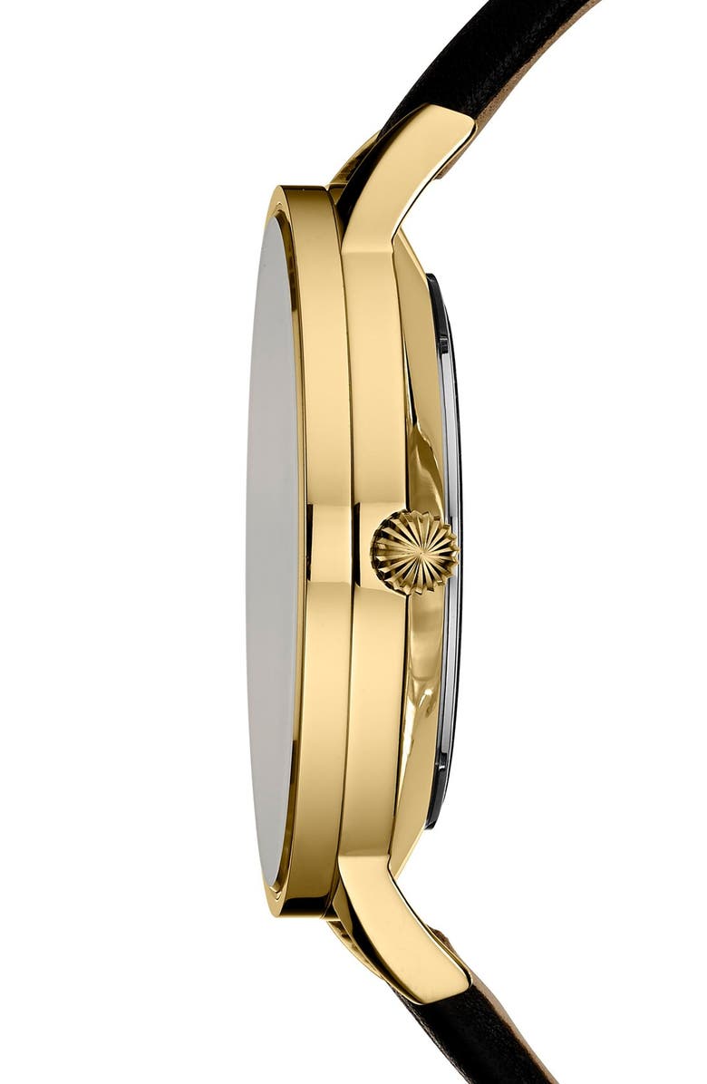 Ted Baker London Leather Strap Watch, 40mm, Alternate, color,