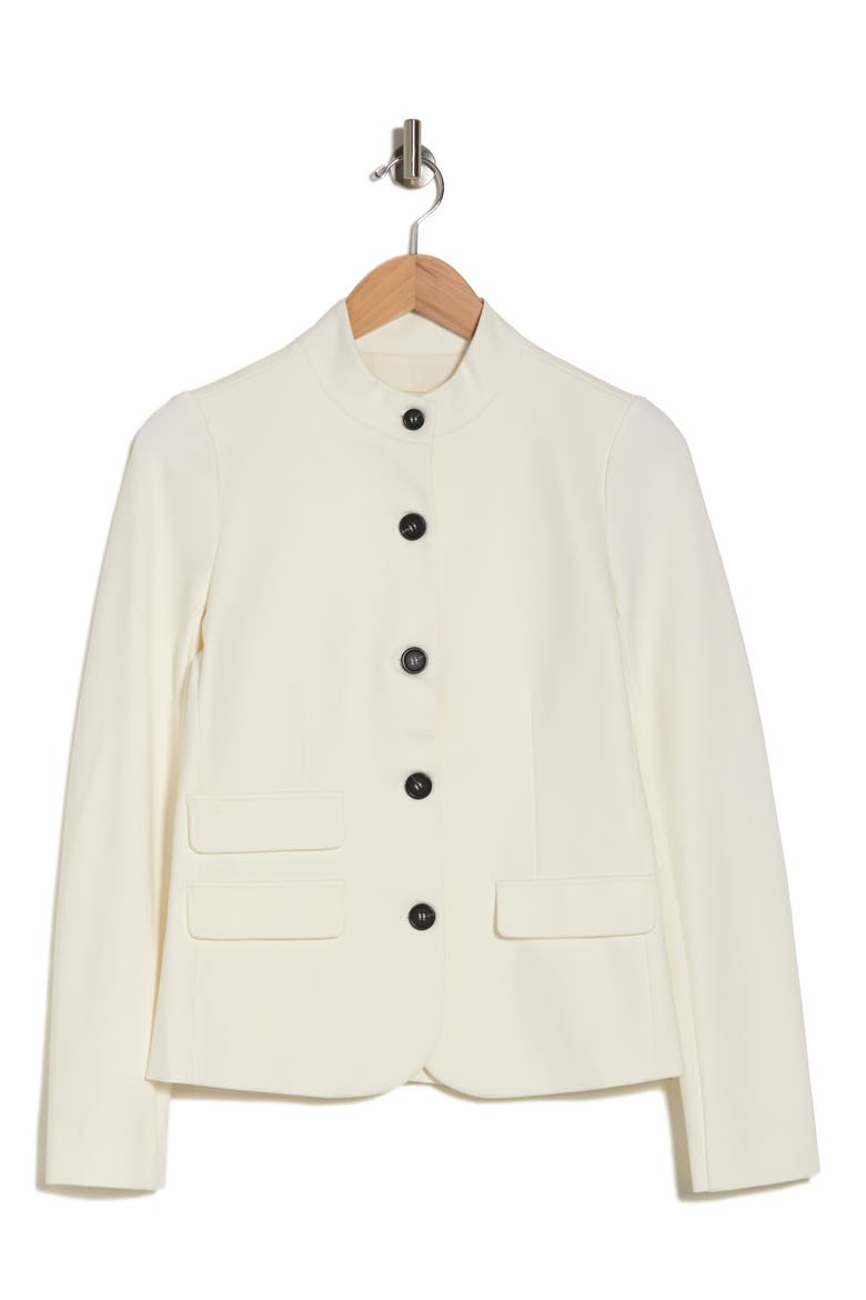Lee Button Front Blazer, Alternate, color, GARDENIA