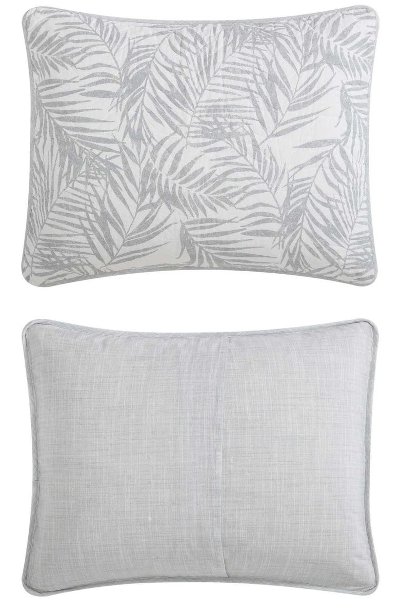 Tommy Bahama Palmday Cotton Quilt & Sham Set, Alternate, color, Bahama Grey