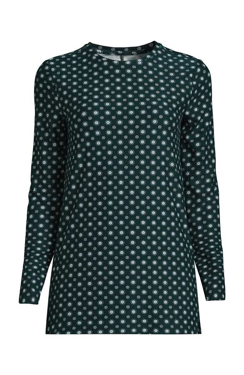 Lands' End Long Sleeve Performance Crew Neck Tunic, Alternate, color, 