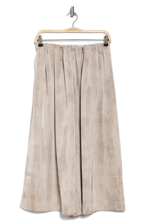 Patrizia Luca Wide Leg Crop Pants In Beige