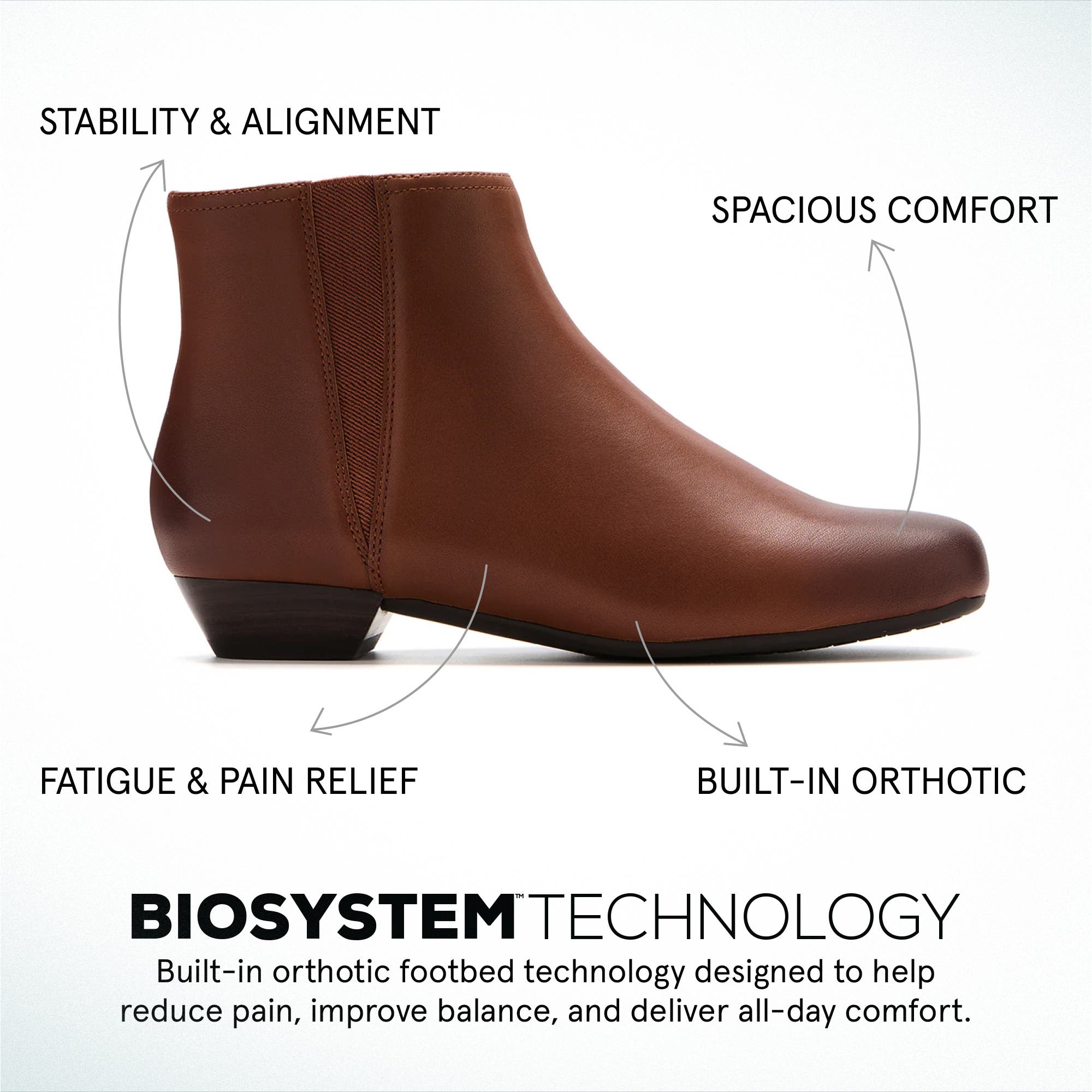 Via Boot, Alternate, color, Caramel Leather - Regular