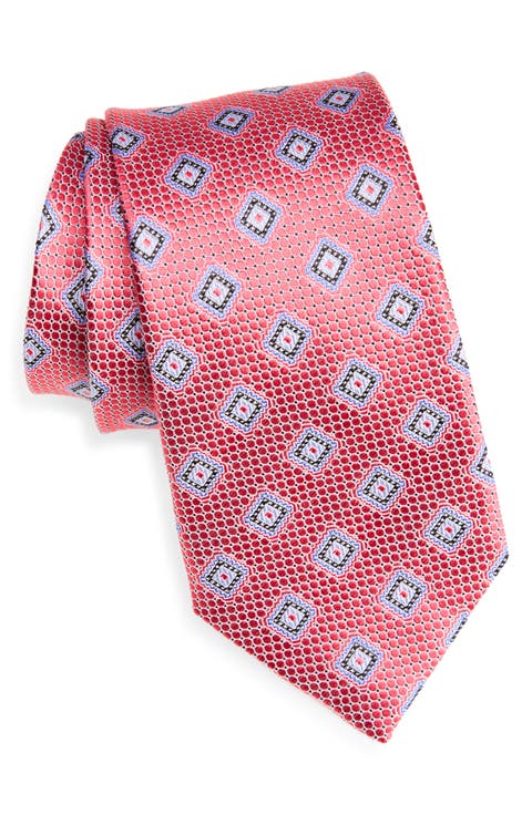 Geometric Silk Tie