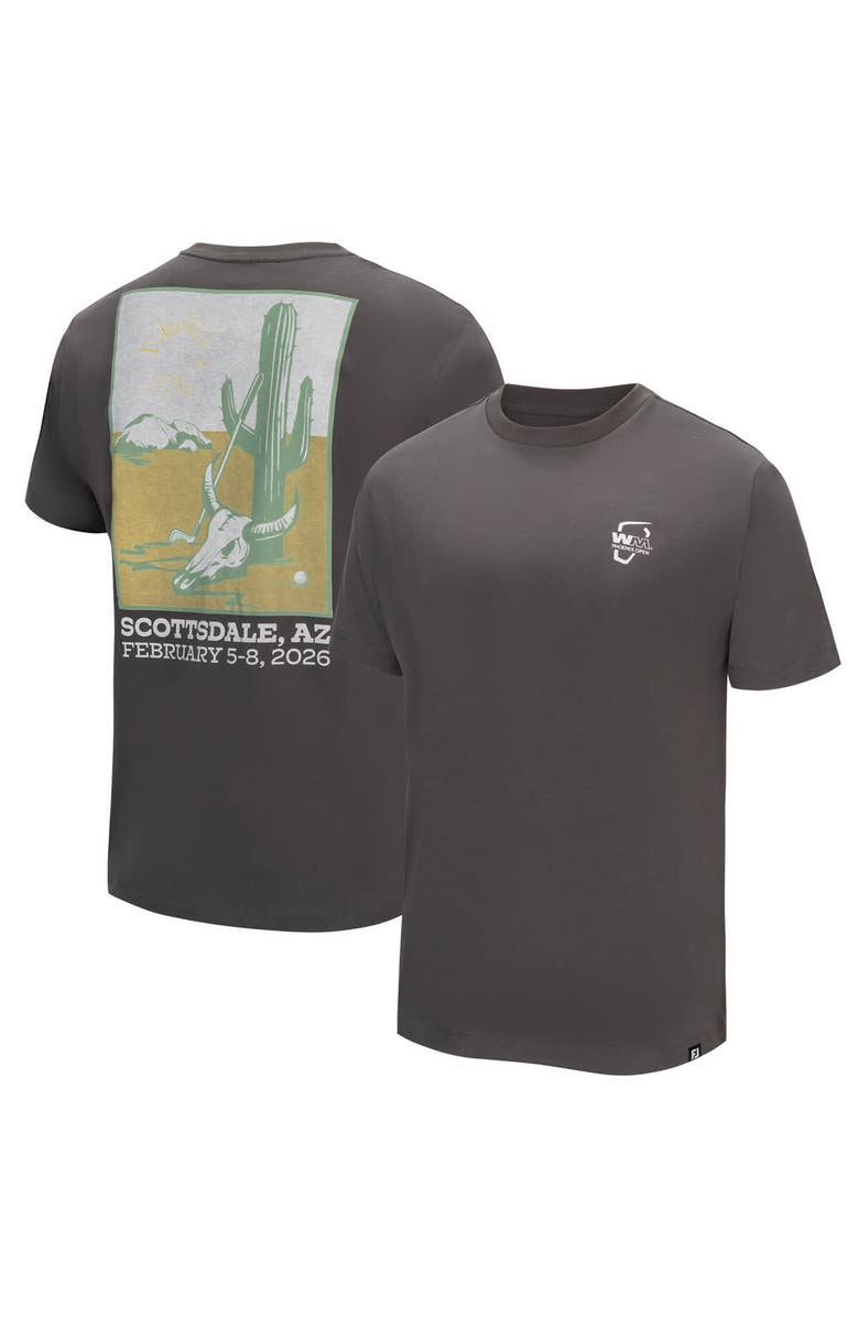 FOOTJOY Men's FootJoy Gray WM Phoenix Open Cactus T-Shirt, Main, color, Gray