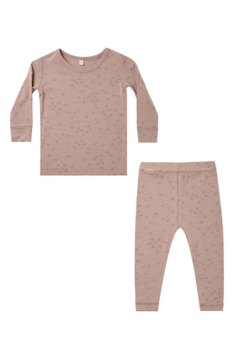 take me home mauve ditsy set  | Quincy Mae main image 1