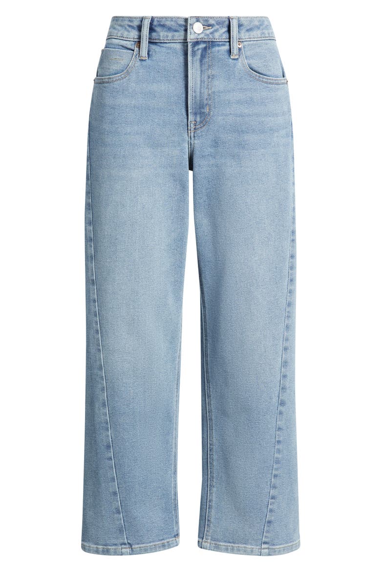 Forward Seam Crop Jeans, Alternate, color, LIGHT AGED WASH