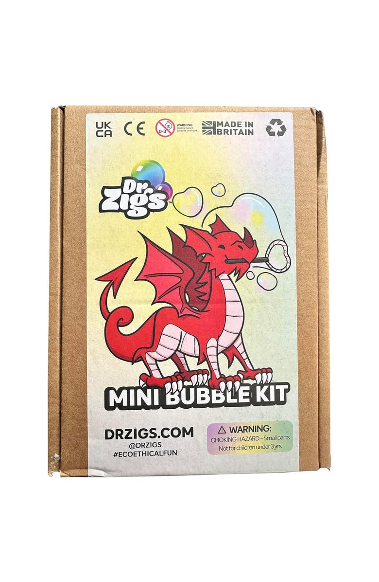 Dr Zigs All in 1 Mini Bubble Kit, Cotton Wand, 3 Pieces, Alternate, color, Multicolored
