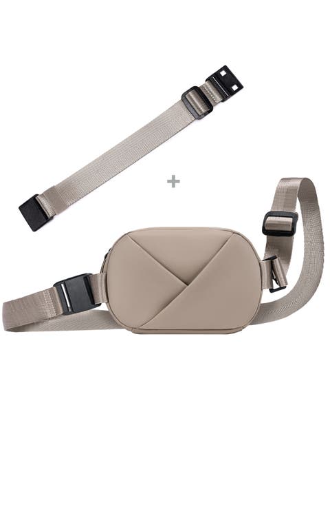 Origami Sling Belt Bag With Extender Strap