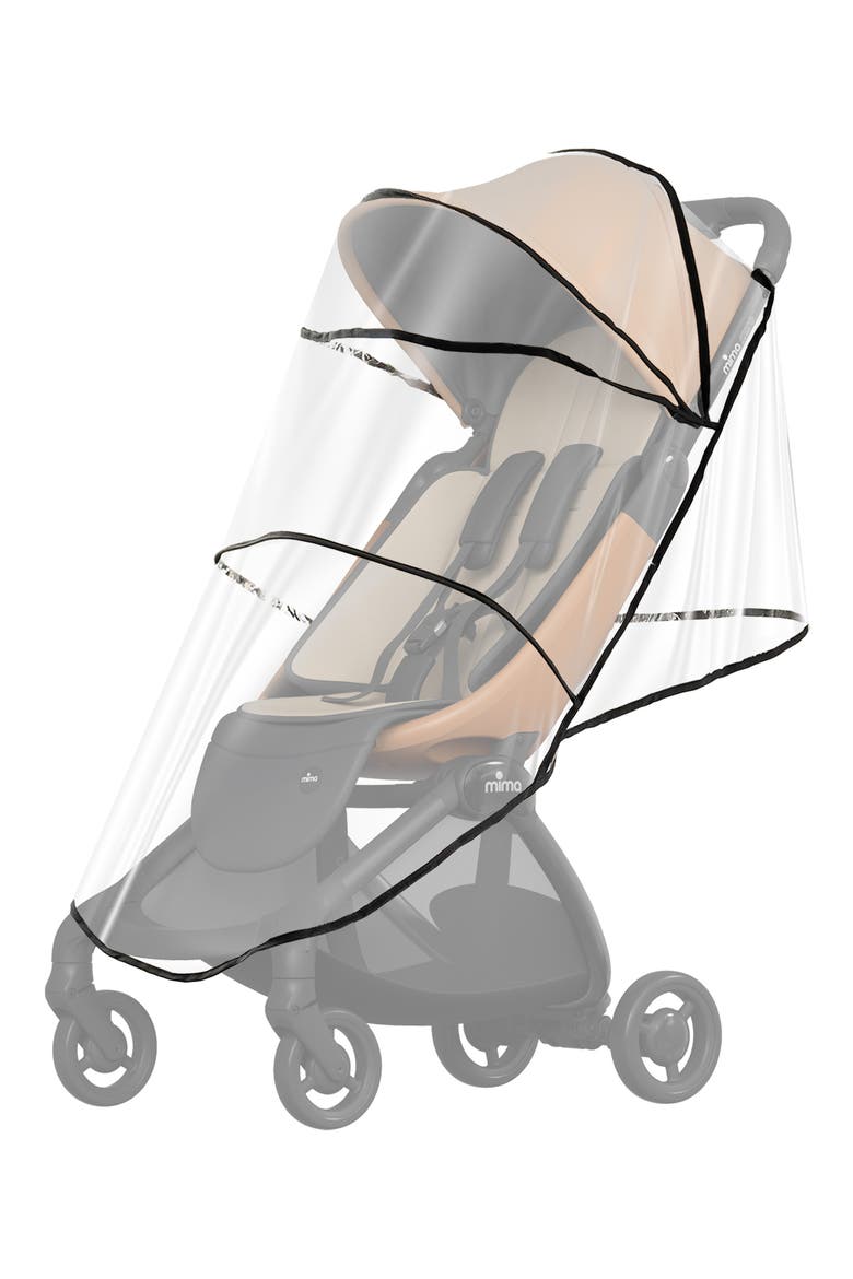 Miro Stroller Rain Cover, Alternate, color, CLEAR