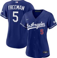 Nike Women's Nike Freddie Freeman Royal Los Angeles Dodgers Alternate Stadium Jersey