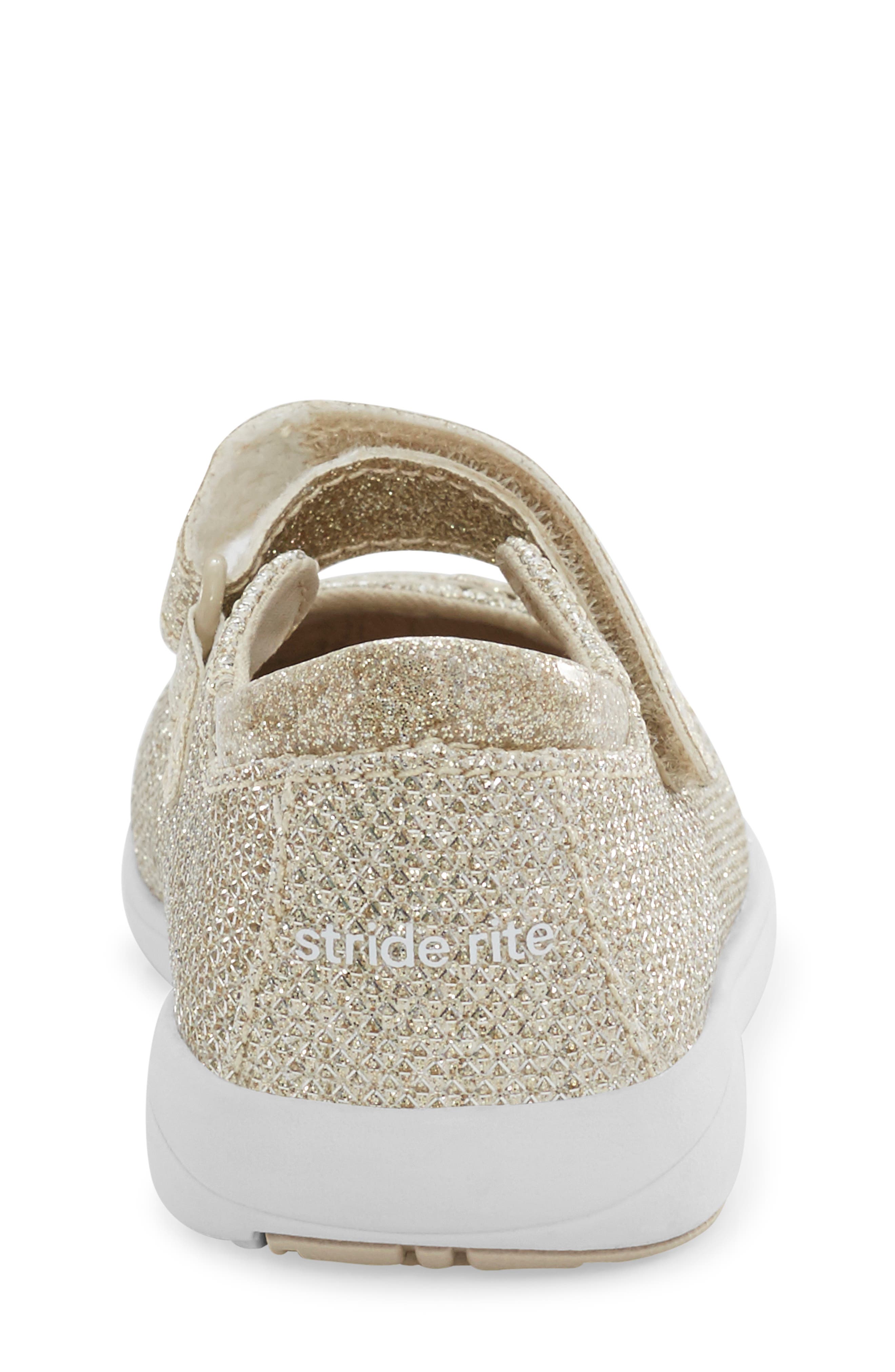 Stride Rite Kids' Holly Sparkle Mary Jane, Alternate, color, Champagne