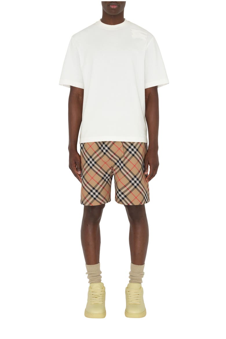 Check Shorts, Main, color, Sand