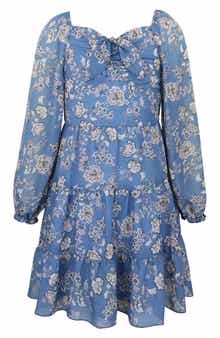 Kids' Mesh Print Dress