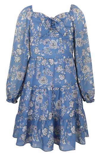 Kids' Mesh Print Dress