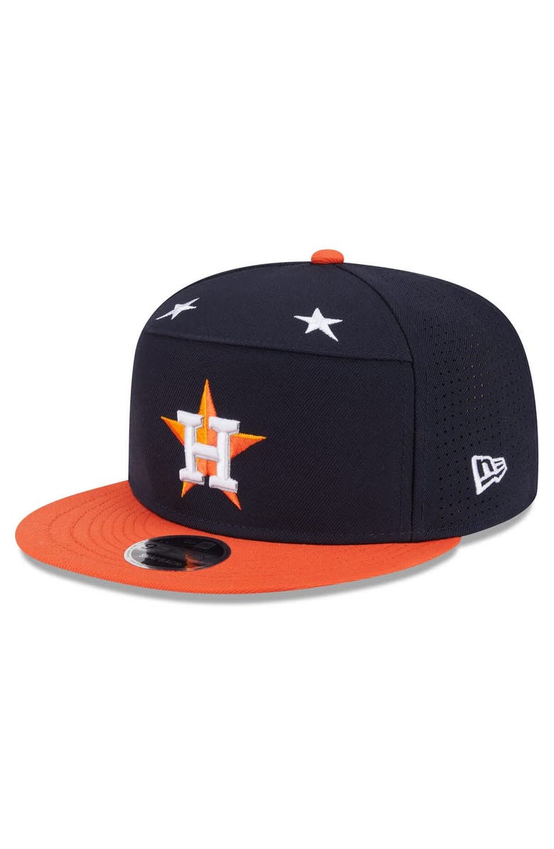 New Era Men's New Era Navy/Orange Houston Astros 2025 MLB All-Star Game Side Patch 9FIFTY Snapback Hat, Alternate, color, Navy