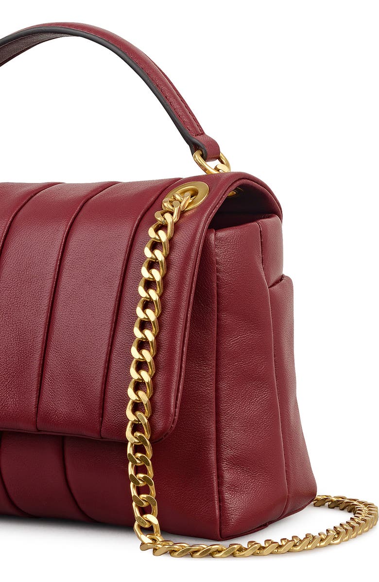 Radley Burton Way Mini Quilted Crossbody Bag, Alternate, color, Carmine