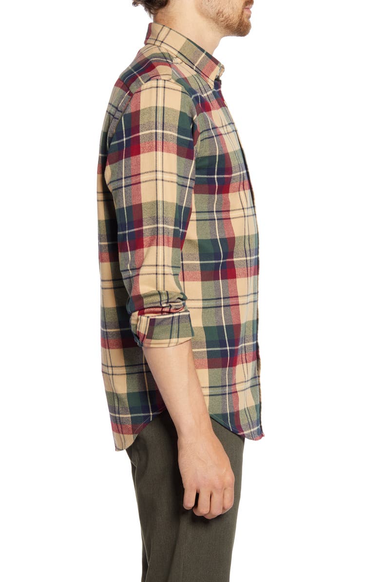 NN07 Levon 5913 Slim Fit Check Button-Down Flannel Shirt, Alternate, color, 