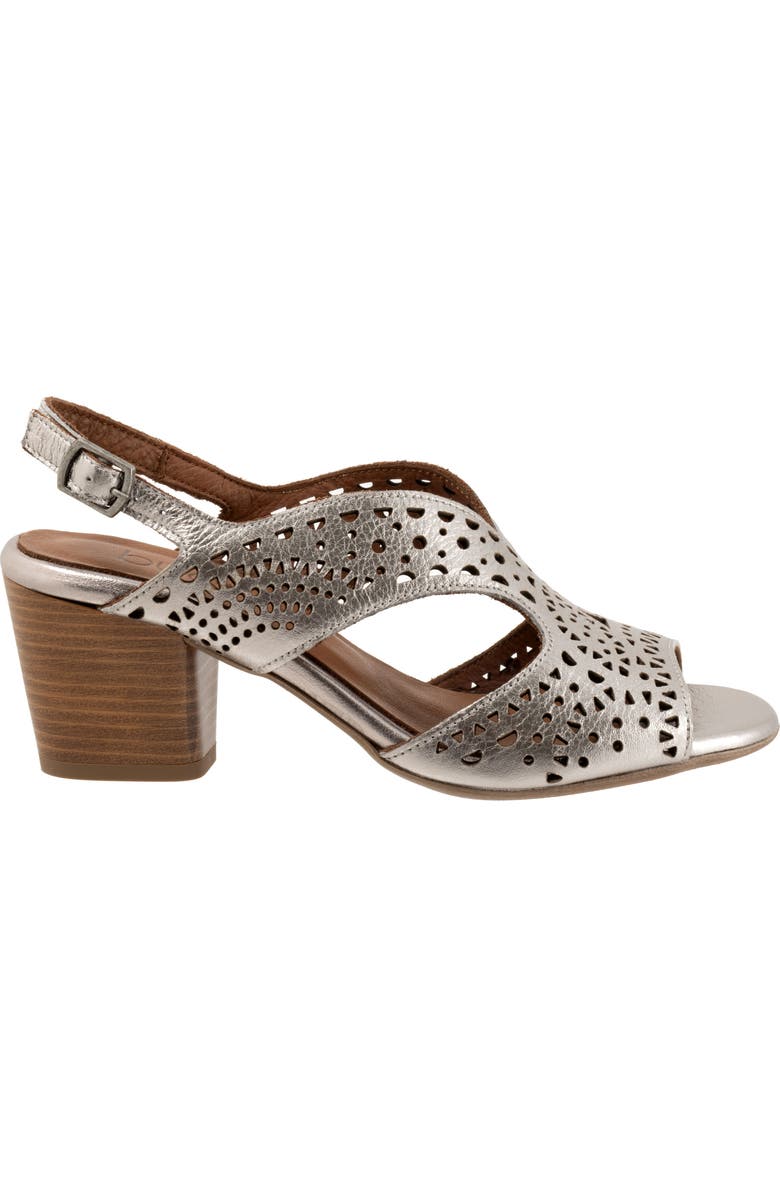 Bueno Caroline Slingback Sandal, Alternate, color, Dark Silver