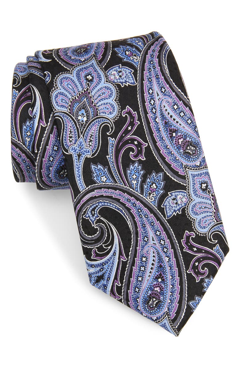 NORDSTROM MEN'S SHOP Nordstrom Paisley Silk Tie, Main, color,