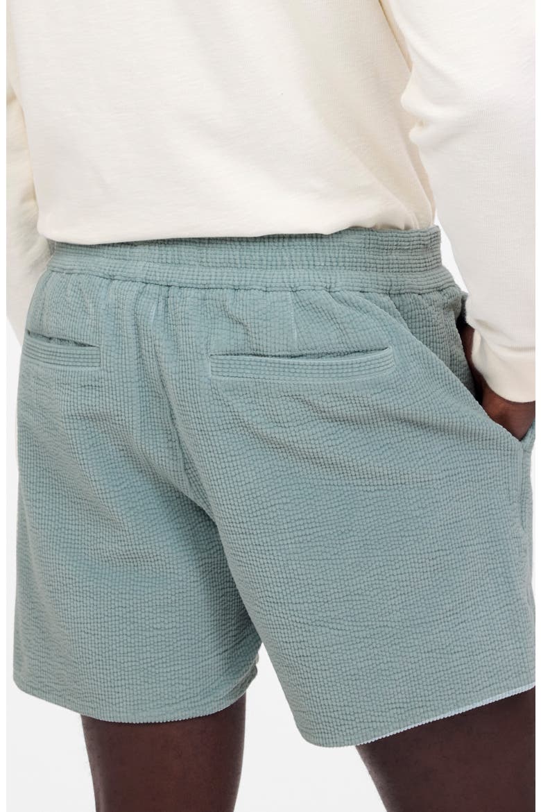 Seersucker Corduroy Everyday Shorts, Alternate, color, BLUE HORIZON