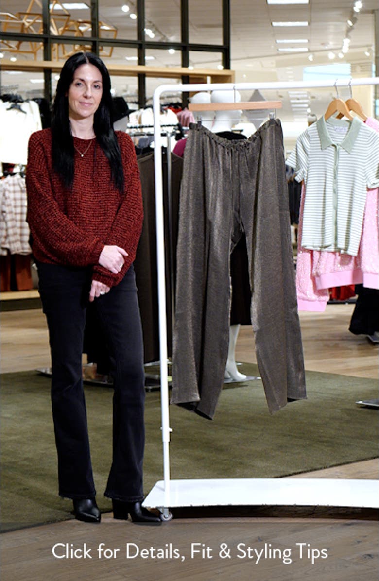 Paloma Plissé Wide Leg Drawstring Pants, sales video thumbnail