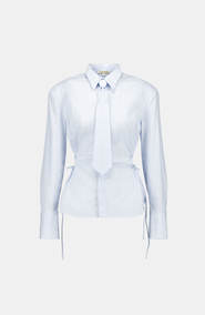SAEMDI Faux Tie Shirt