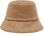 Max Mara Fiducia Camel Hair & Silk Quilted Reversible Bucket