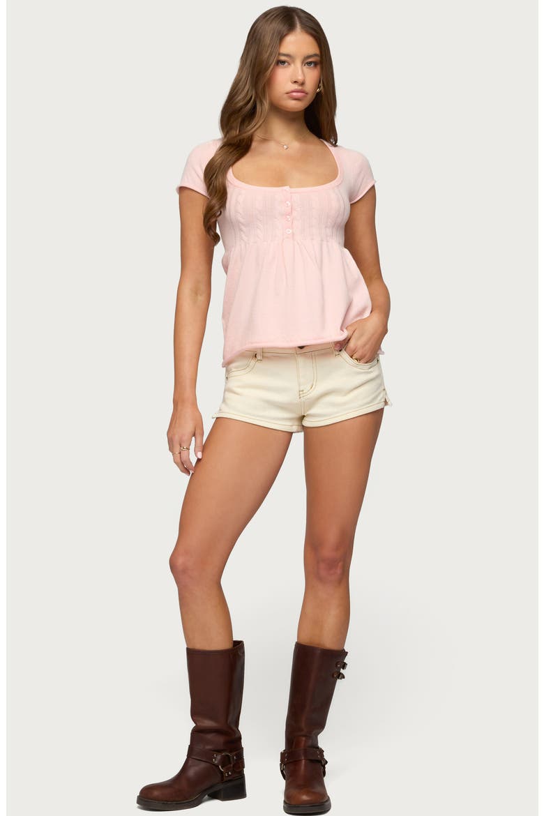 Ulyana Babydoll Top, Alternate, color, LIGHT-PINK