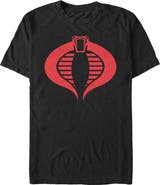 GI Joe Men's GI Joe Cobra Logo Graphic Tee